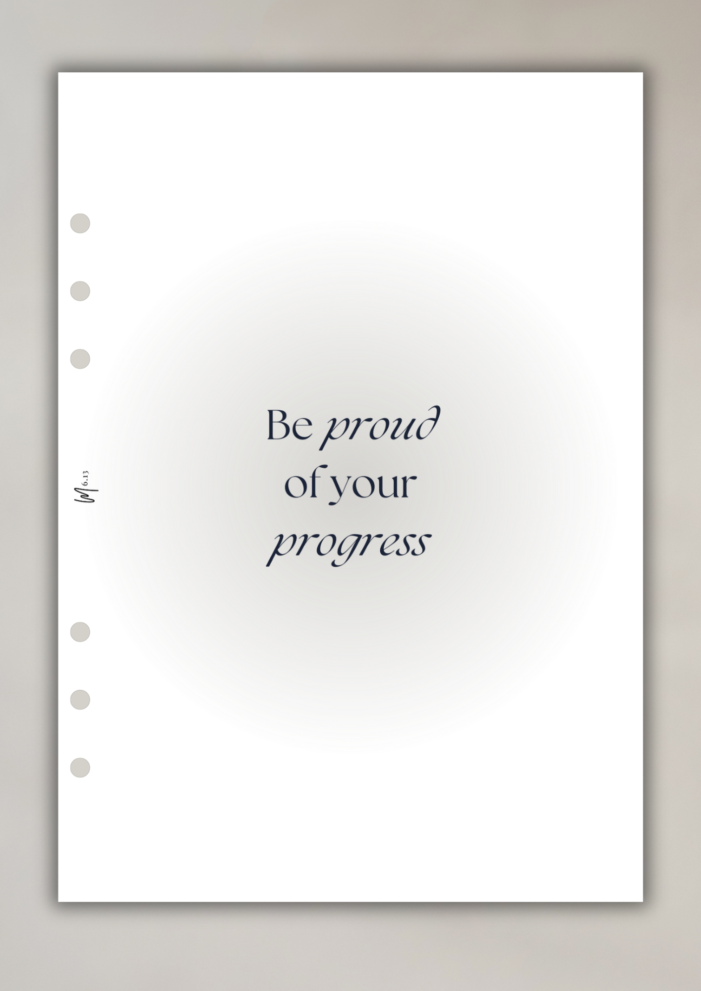 Be prouf of your process