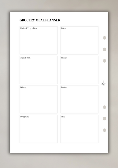 Grocery Meal Planner