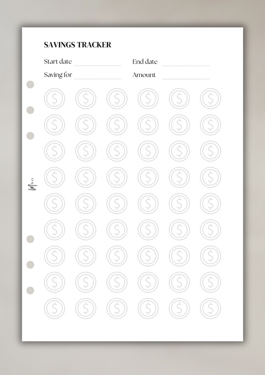 Savings Tracker